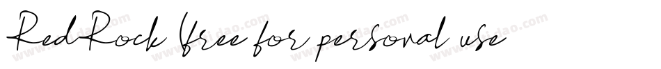 RedRock (free for personal use)字体转换